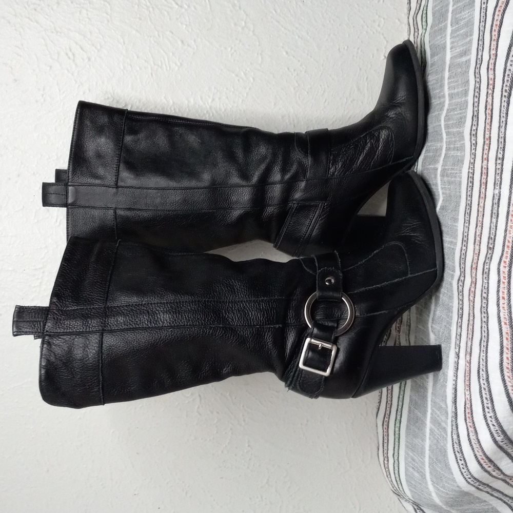 Gianni Bini Black Heeled Boots